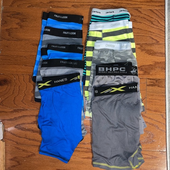 10 pair of boys size large boxer shorts mixed labels size 12-14 - Picture 2 of 2